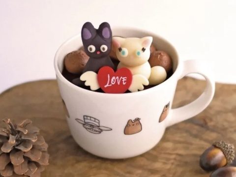 Celebrate Valentine’s Day Ghibli Style with Jiji and Lily Dessert