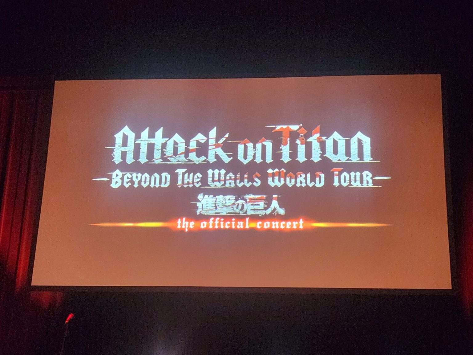 attack on titan beyond the walls world tour