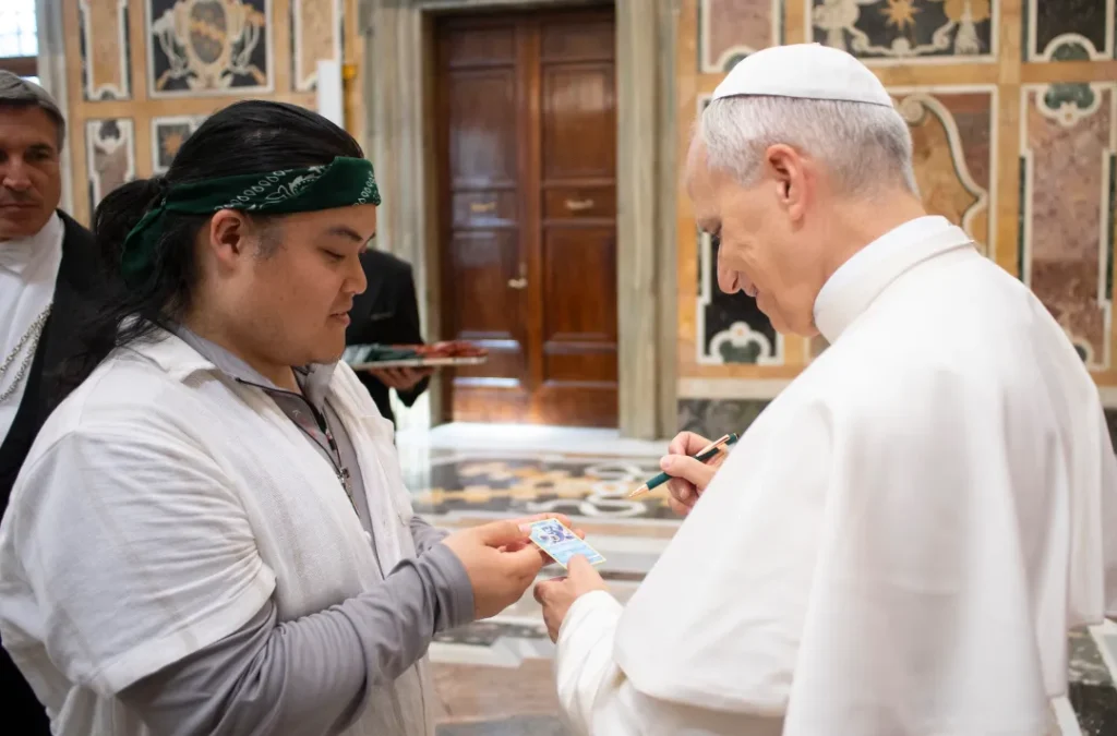 Pope Leo Autographs Fan’s Popplio (Get It?) Pokémon Card